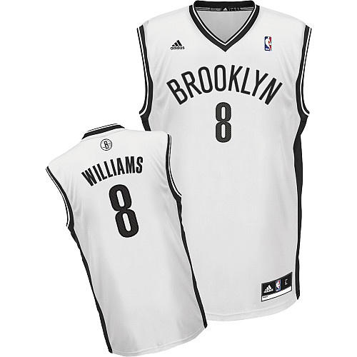  NBA Brooklyn Nets 8 Deron Williams New Revolution 30 Home Swingman White Jersey